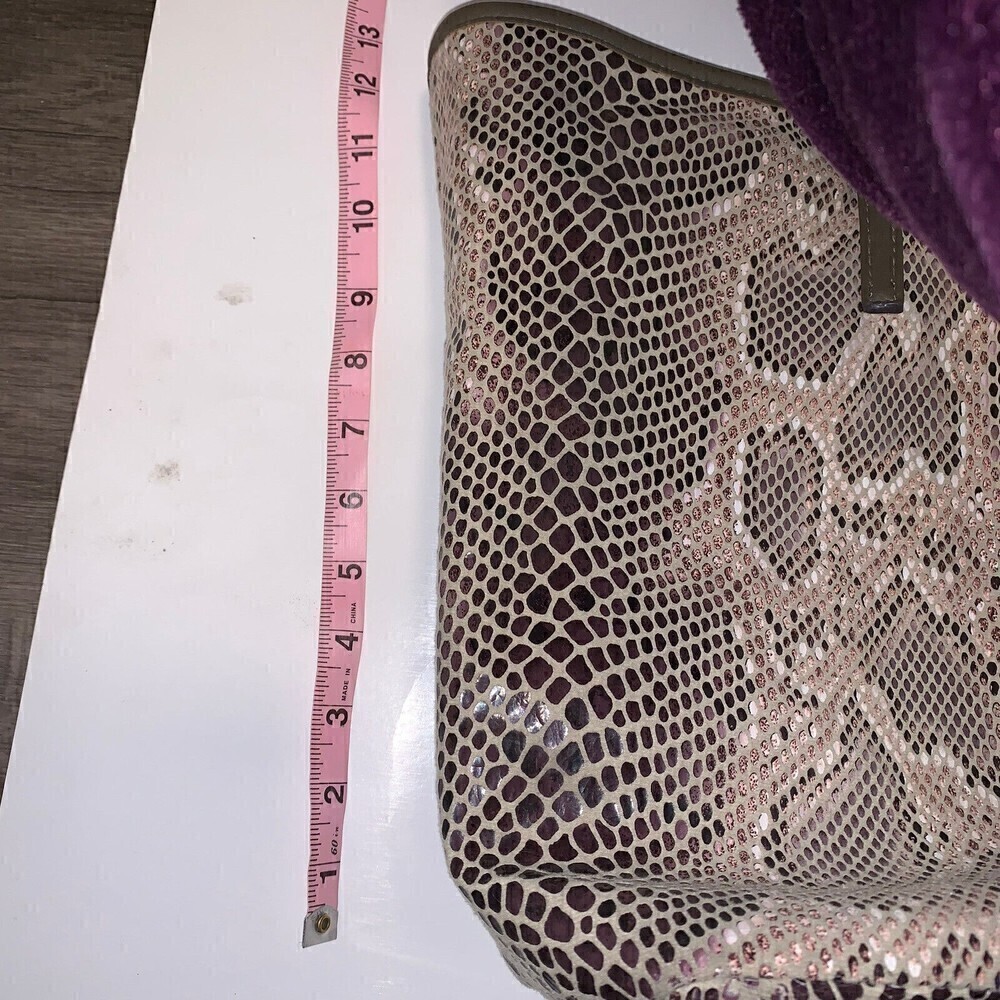 SONDRO Roberts Snakeskin Embossed Leather Purse - Picture 5 of 7